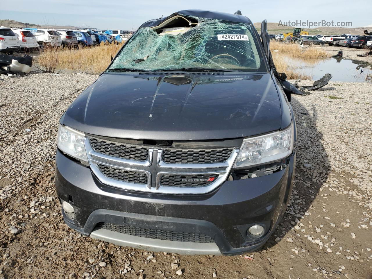 2017 Dodge Journey Sxt Gray vin: 3C4PDCBG6HT534522