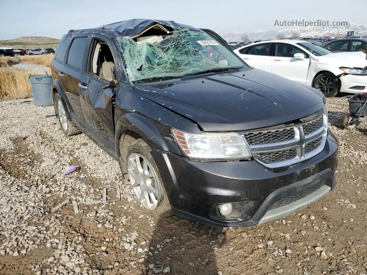 2017 Dodge Journey Sxt Gray vin: 3C4PDCBG6HT534522