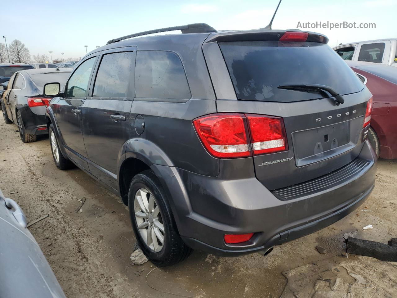 2017 Dodge Journey Sxt Gray vin: 3C4PDCBG6HT571294