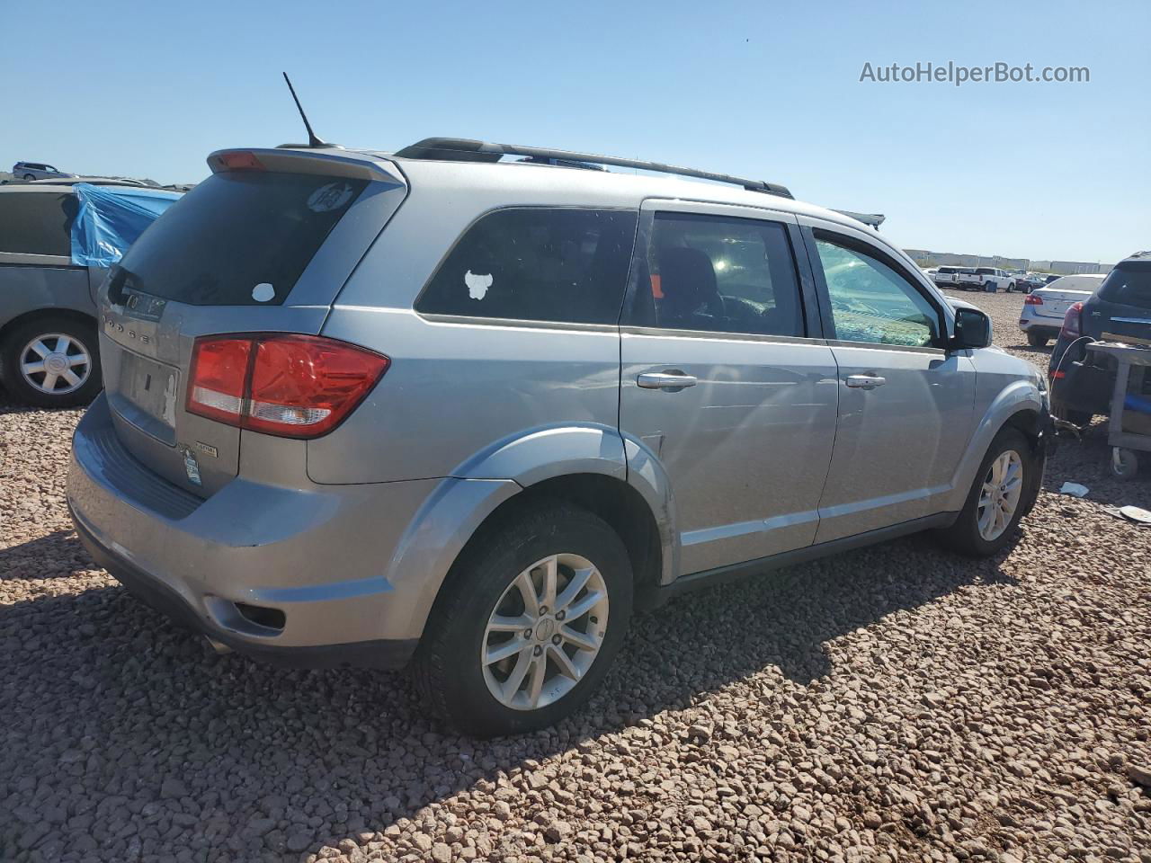 2017 Dodge Journey Sxt Silver vin: 3C4PDCBG6HT571943