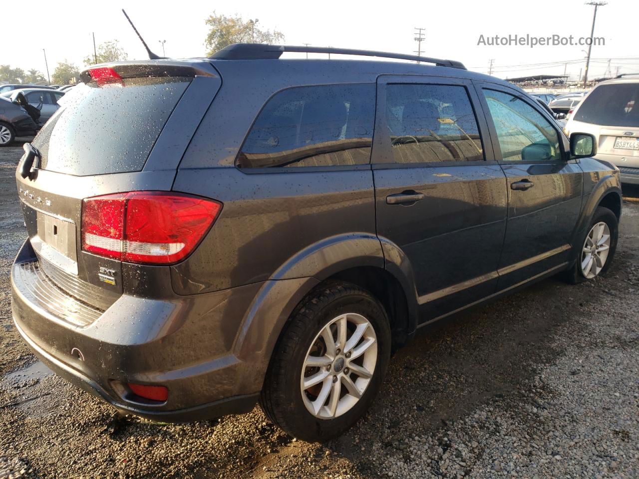 2017 Dodge Journey Sxt Gray vin: 3C4PDCBG2HT576394