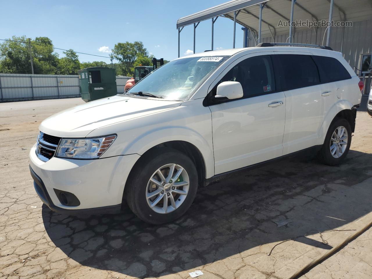 2017 Dodge Journey Sxt White vin: 3C4PDCBG6HT591013