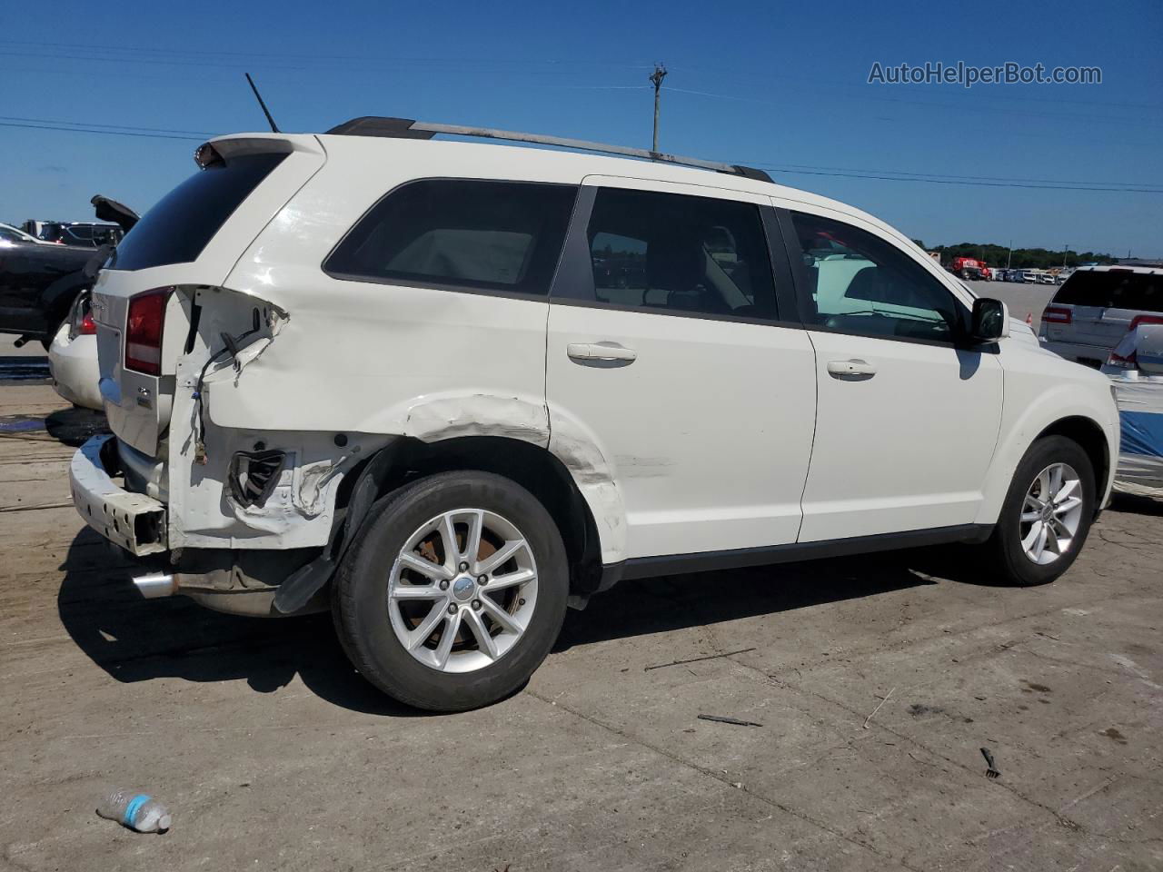 2017 Dodge Journey Sxt White vin: 3C4PDCBG6HT591013