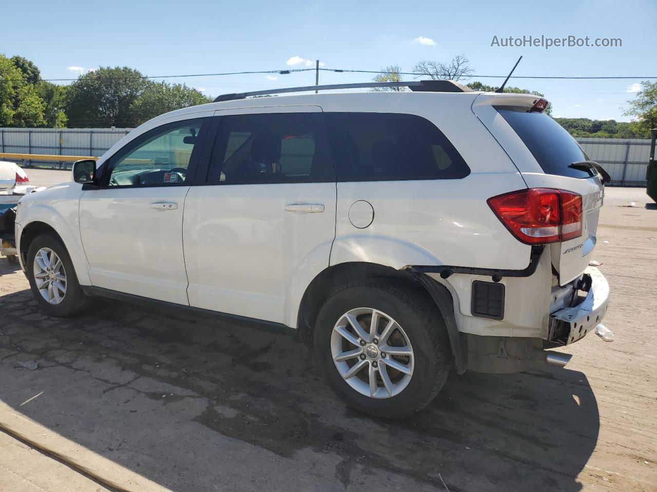 2017 Dodge Journey Sxt White vin: 3C4PDCBG6HT591013