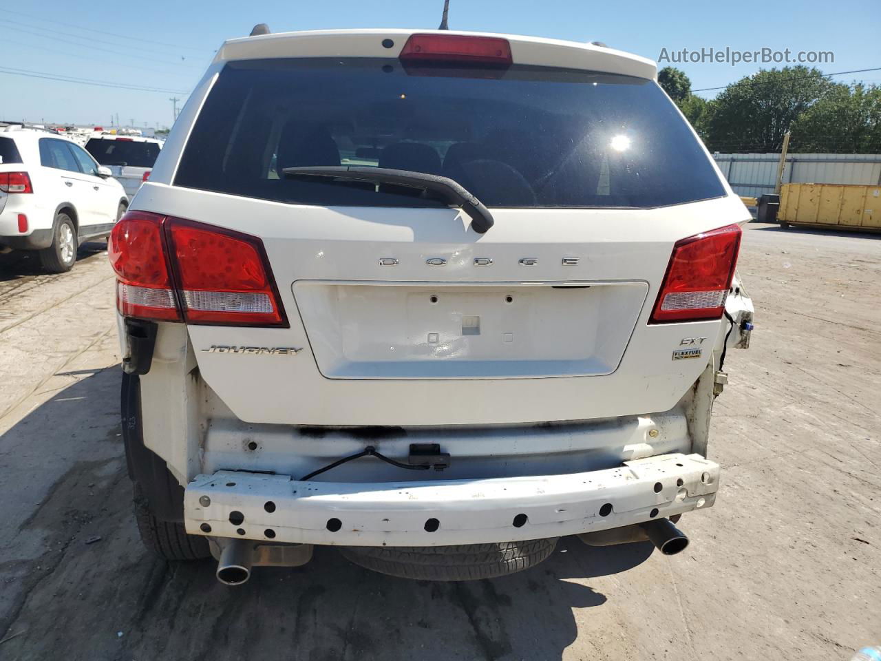 2017 Dodge Journey Sxt White vin: 3C4PDCBG6HT591013