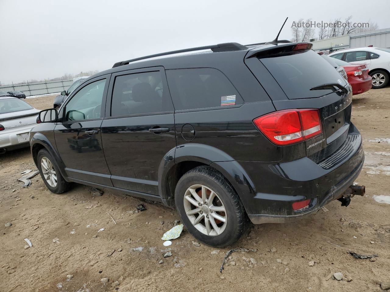 2014 Dodge Journey Sxt Черный vin: 3C4PDCBG7ET126493