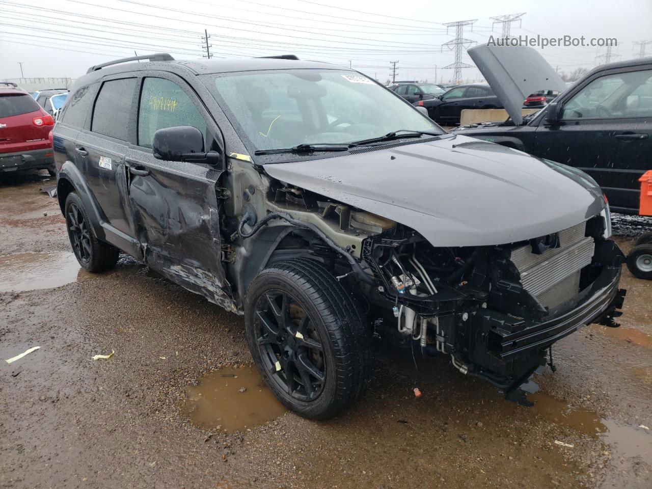 2014 Dodge Journey Sxt Gray vin: 3C4PDCBG7ET171725