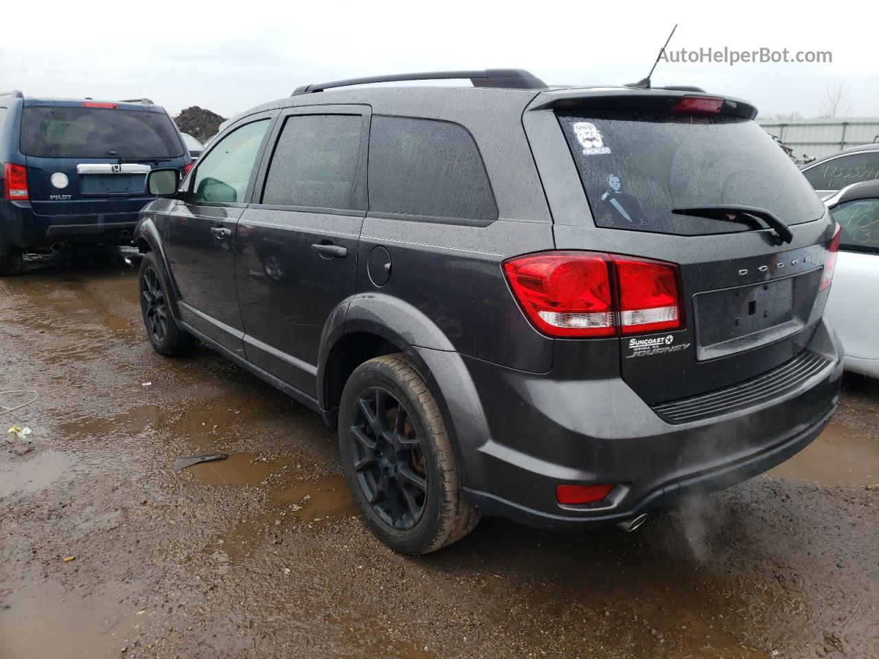 2014 Dodge Journey Sxt Gray vin: 3C4PDCBG7ET171725