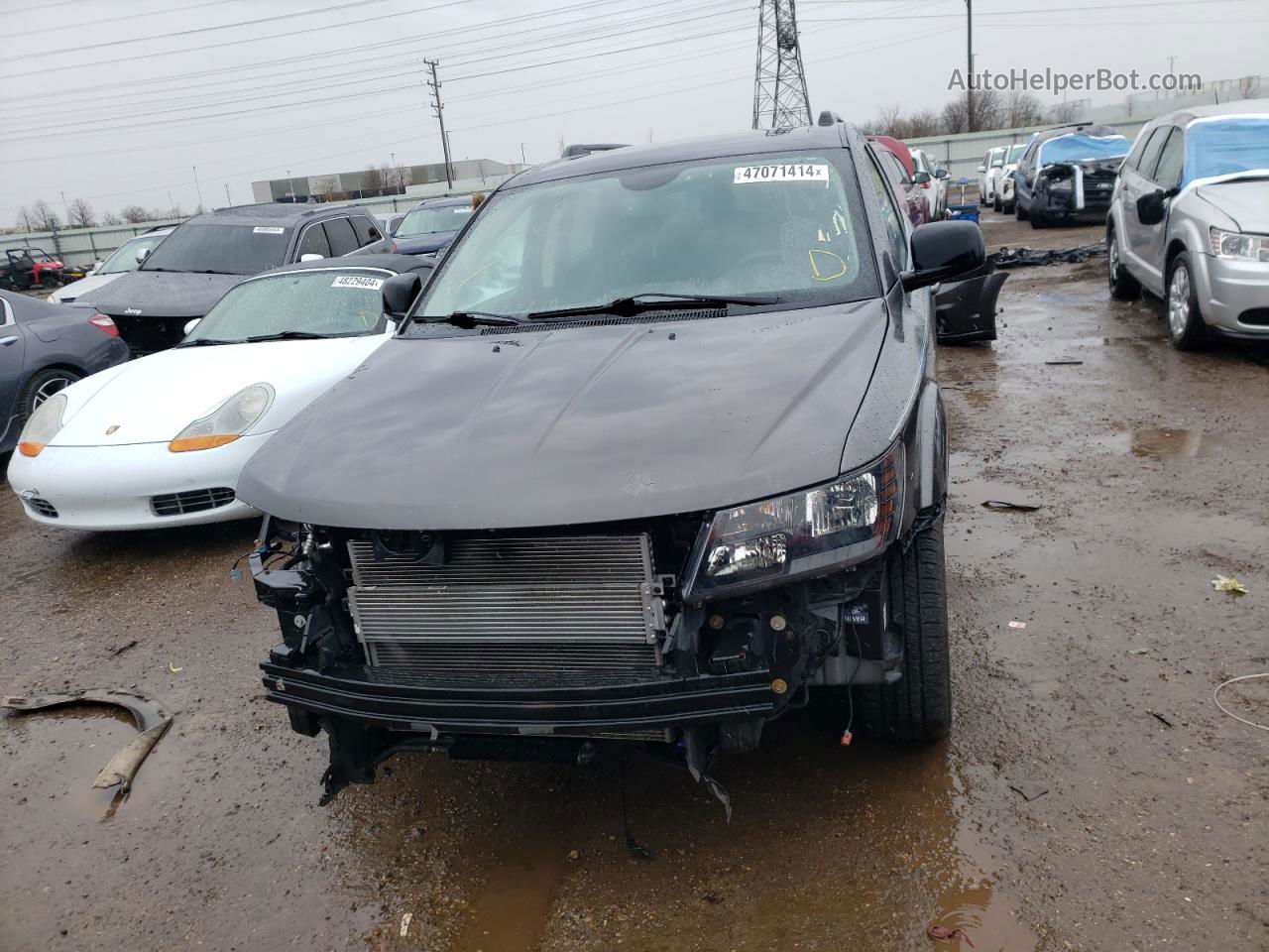 2014 Dodge Journey Sxt Gray vin: 3C4PDCBG7ET171725