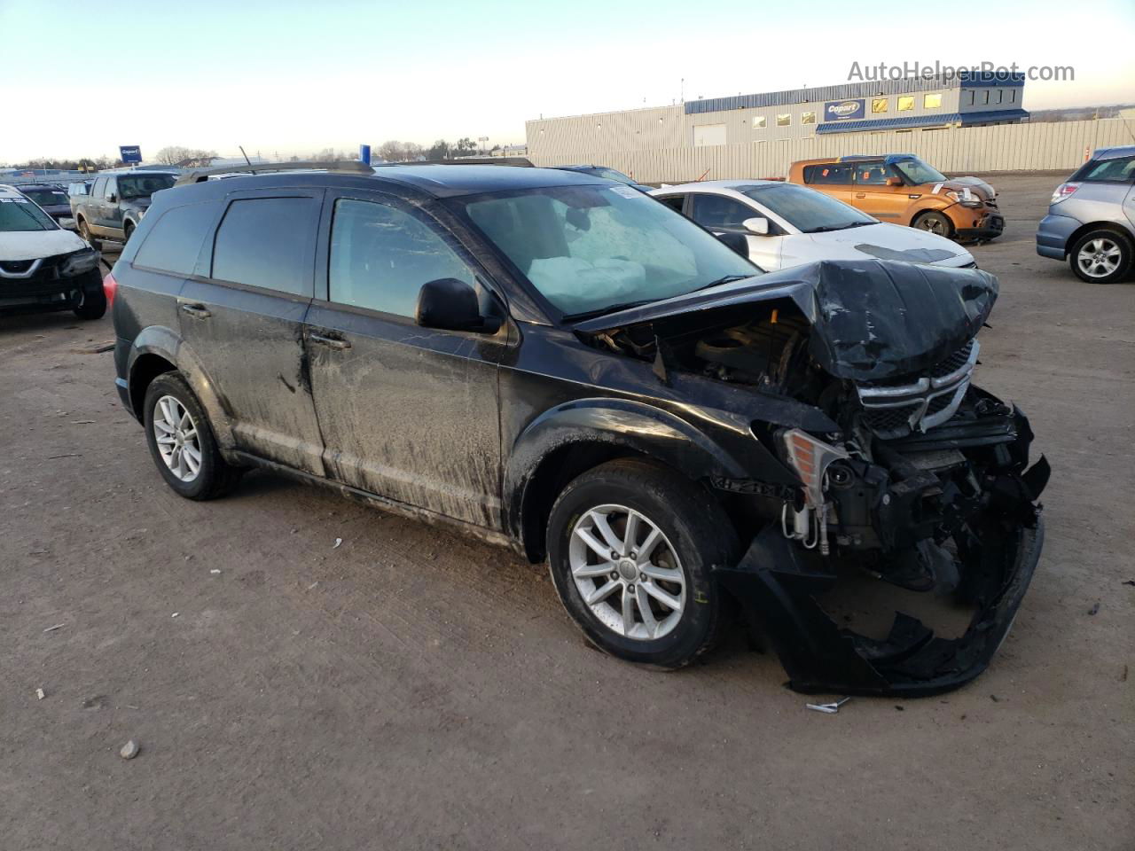 2014 Dodge Journey Sxt Black vin: 3C4PDCBG7ET296904