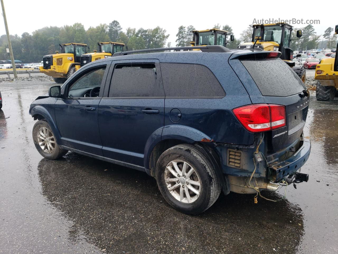 2015 Dodge Journey Sxt Blue vin: 3C4PDCBG7FT525101