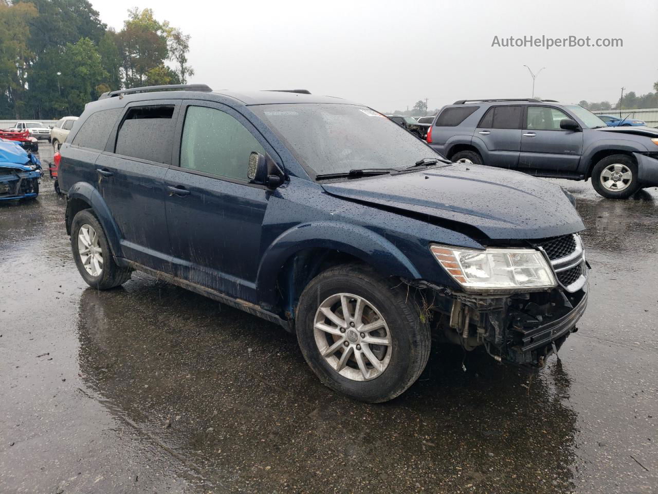 2015 Dodge Journey Sxt Blue vin: 3C4PDCBG7FT525101