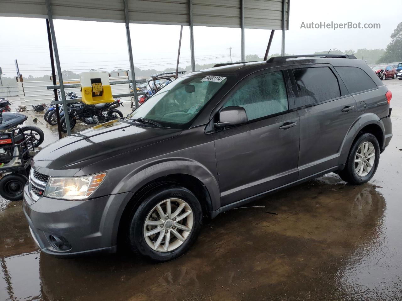 2015 Dodge Journey Sxt Gray vin: 3C4PDCBG7FT554081