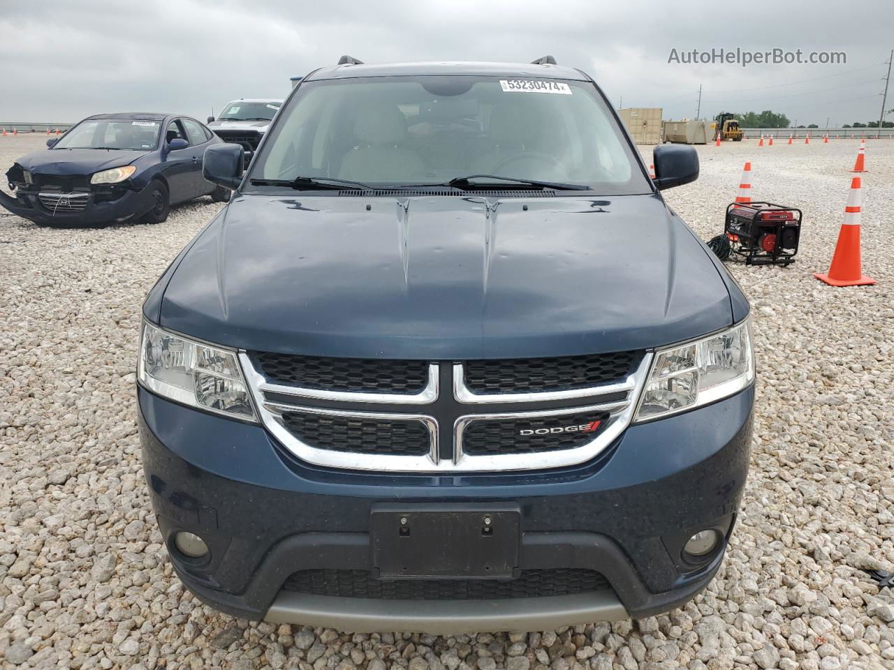 2015 Dodge Journey Sxt Blue vin: 3C4PDCBG7FT655041