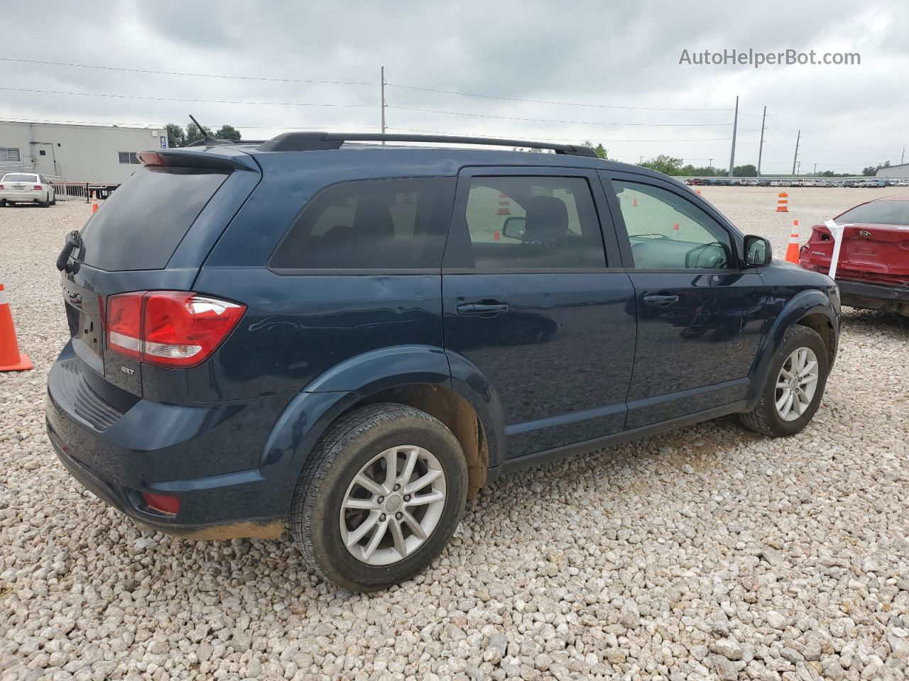 2015 Dodge Journey Sxt Blue vin: 3C4PDCBG7FT655041