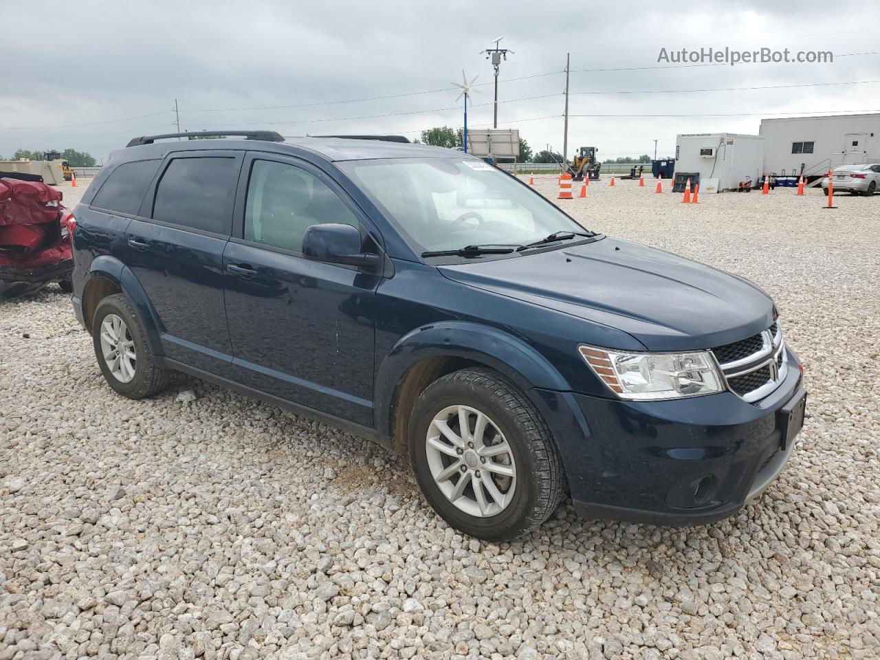 2015 Dodge Journey Sxt Blue vin: 3C4PDCBG7FT655041