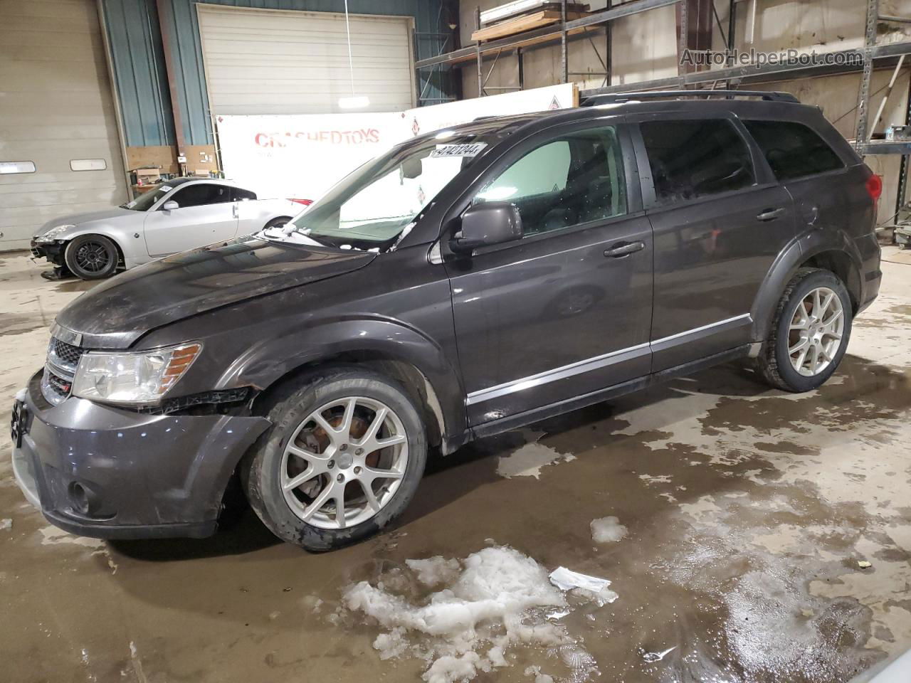 2015 Dodge Journey Sxt Gray vin: 3C4PDCBG7FT664032