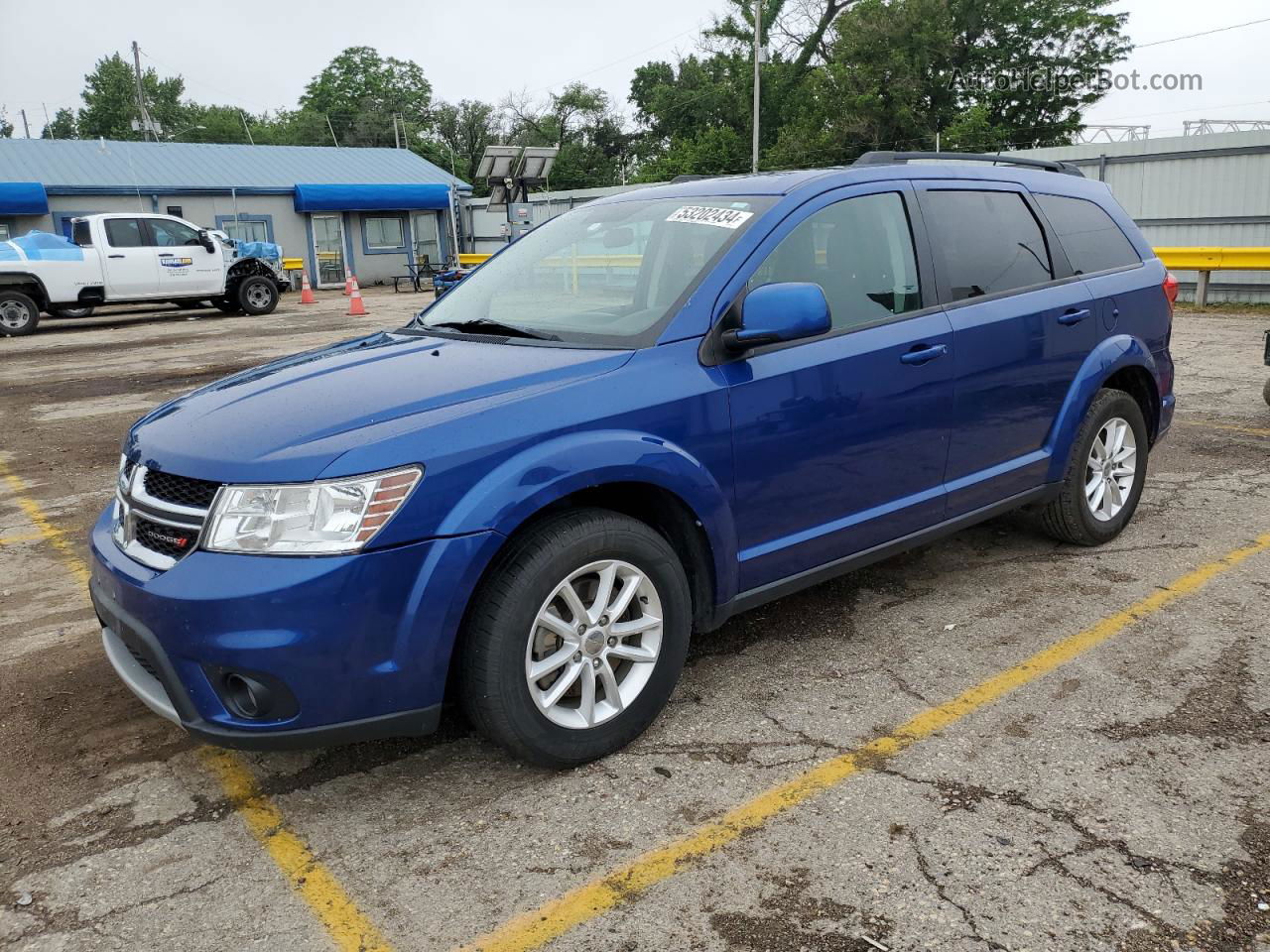 2015 Dodge Journey Sxt Blue vin: 3C4PDCBG7FT742485