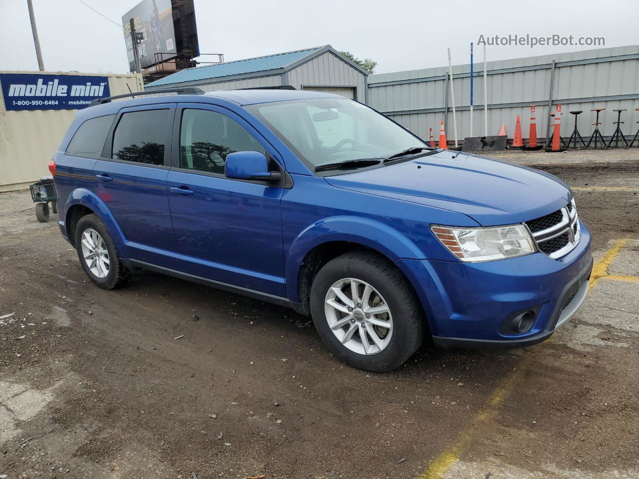 2015 Dodge Journey Sxt Blue vin: 3C4PDCBG7FT742485