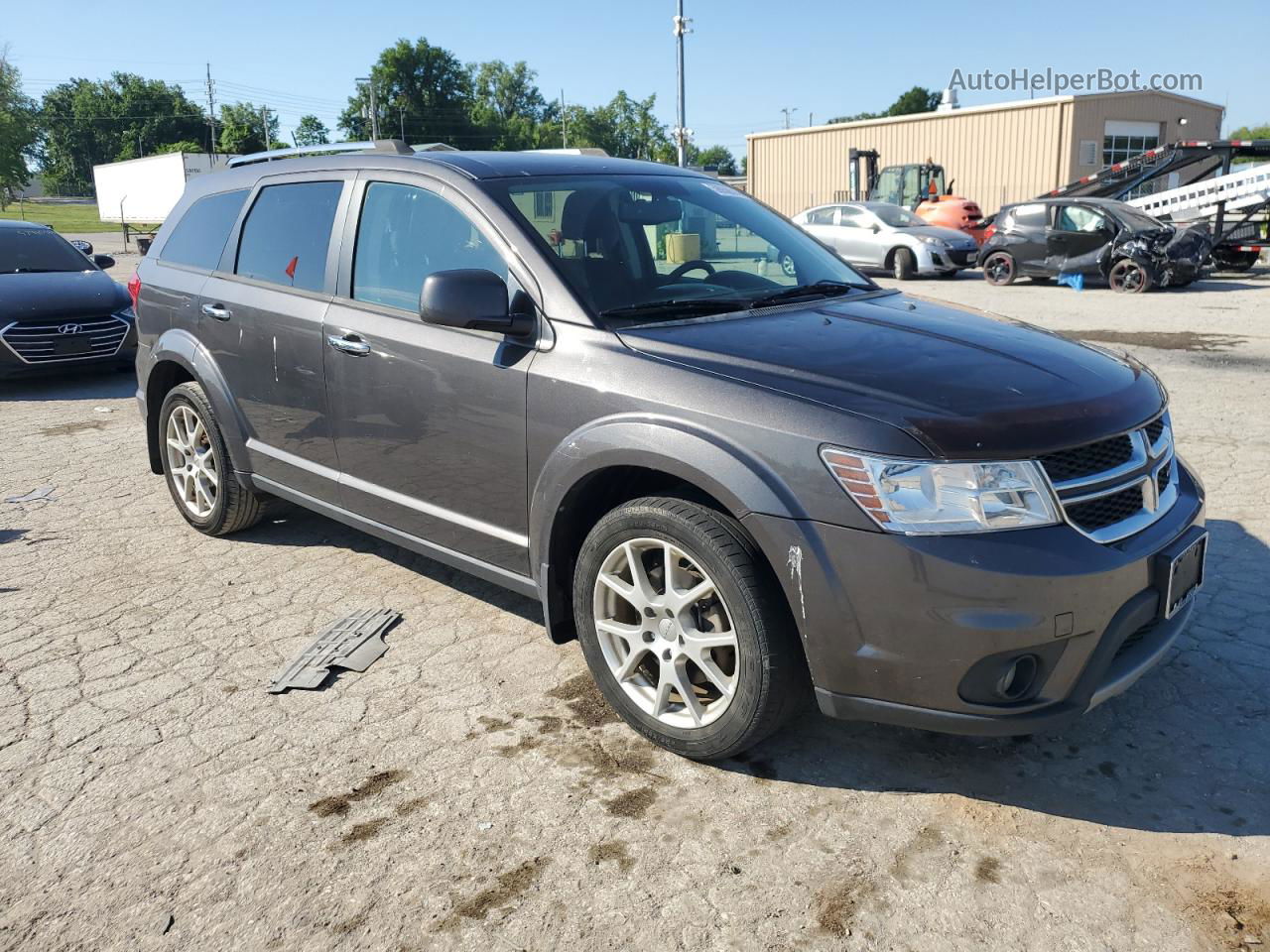 2016 Dodge Journey Sxt Gray vin: 3C4PDCBG7GT109891