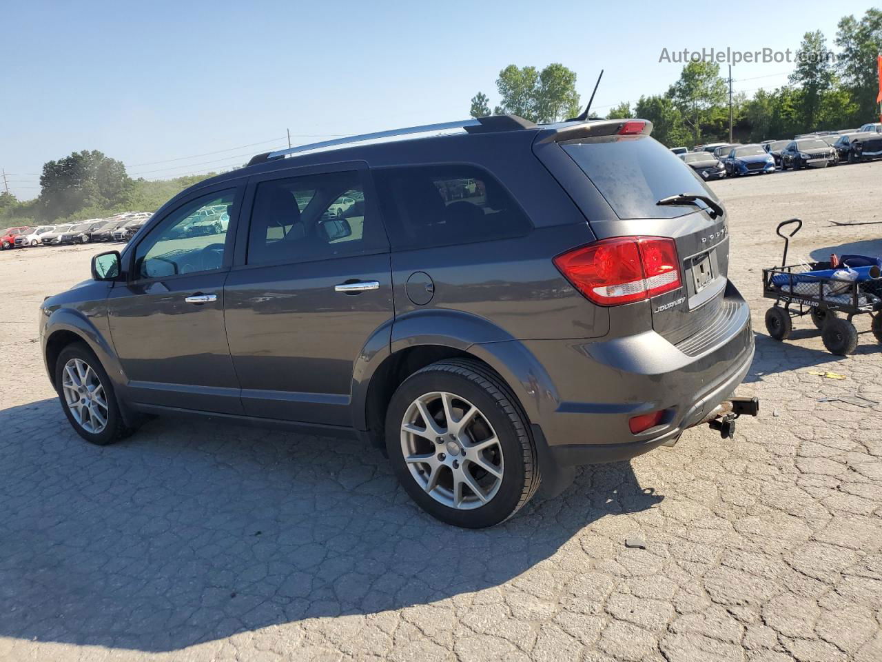 2016 Dodge Journey Sxt Gray vin: 3C4PDCBG7GT109891