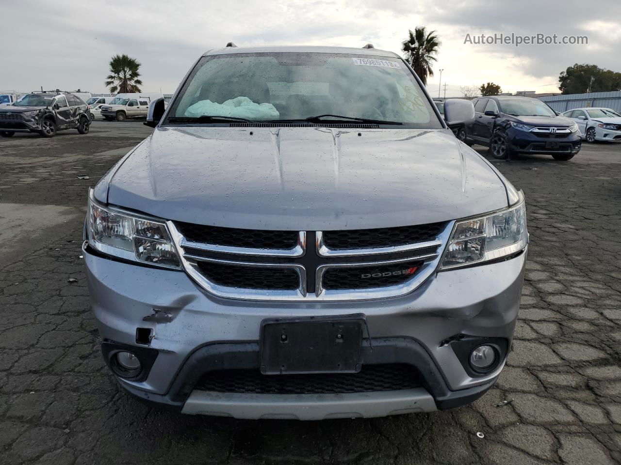 2016 Dodge Journey Sxt Silver vin: 3C4PDCBG7GT123306