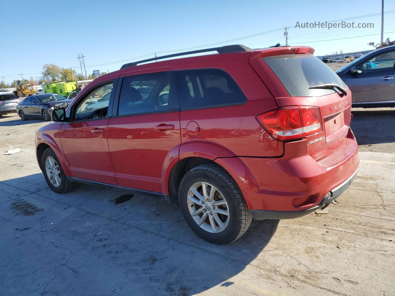 2016 Dodge Journey Sxt Красный vin: 3C4PDCBG7GT131020