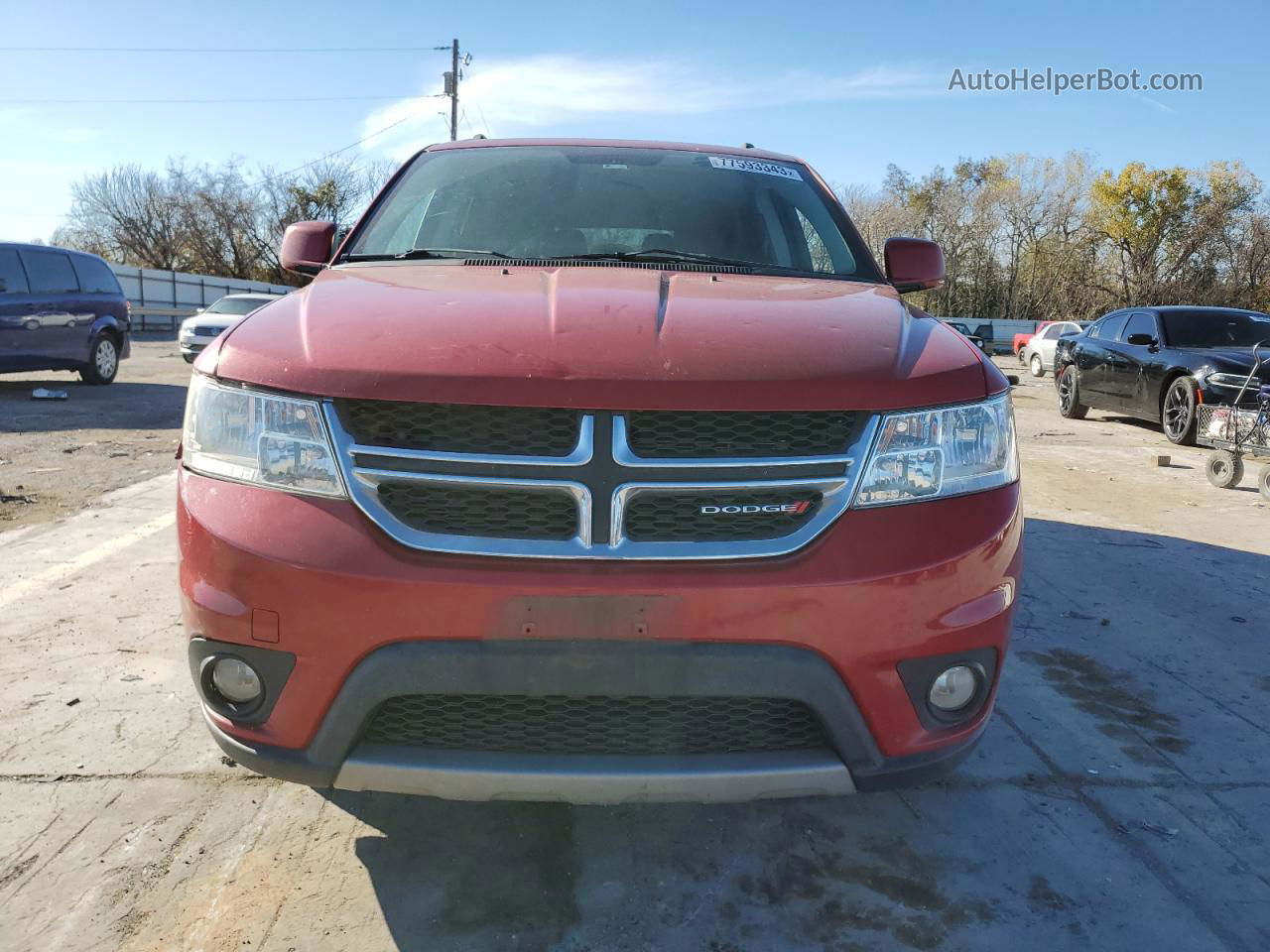 2016 Dodge Journey Sxt Красный vin: 3C4PDCBG7GT131020