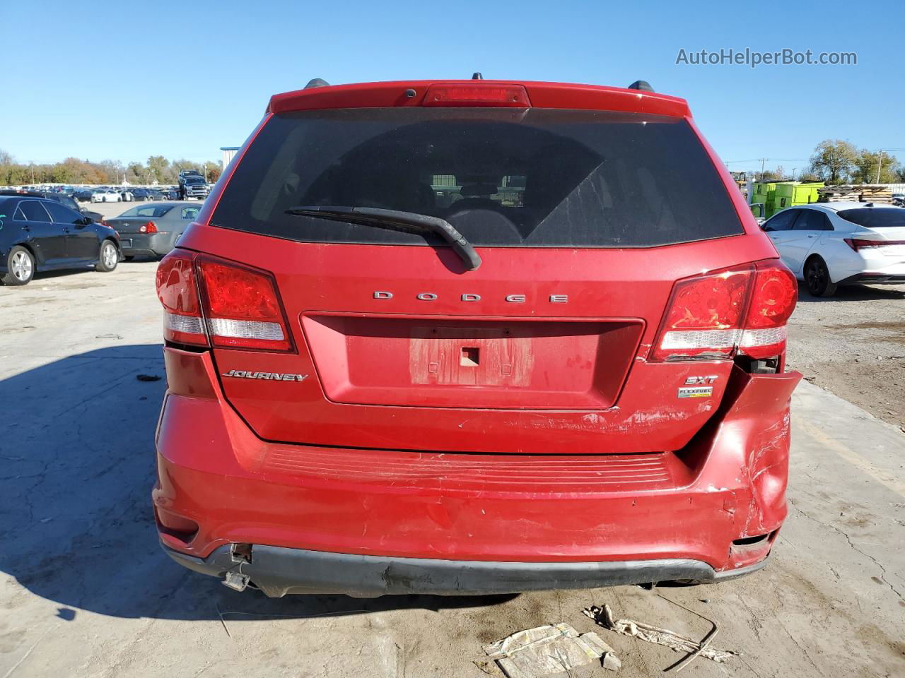 2016 Dodge Journey Sxt Красный vin: 3C4PDCBG7GT131020