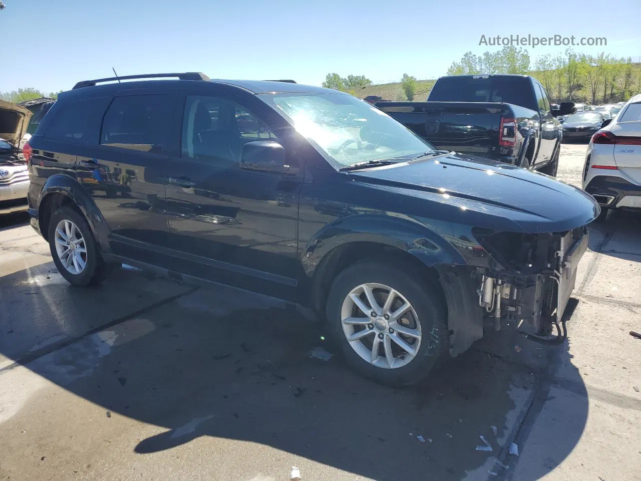 2016 Dodge Journey Sxt Black vin: 3C4PDCBG7GT147377