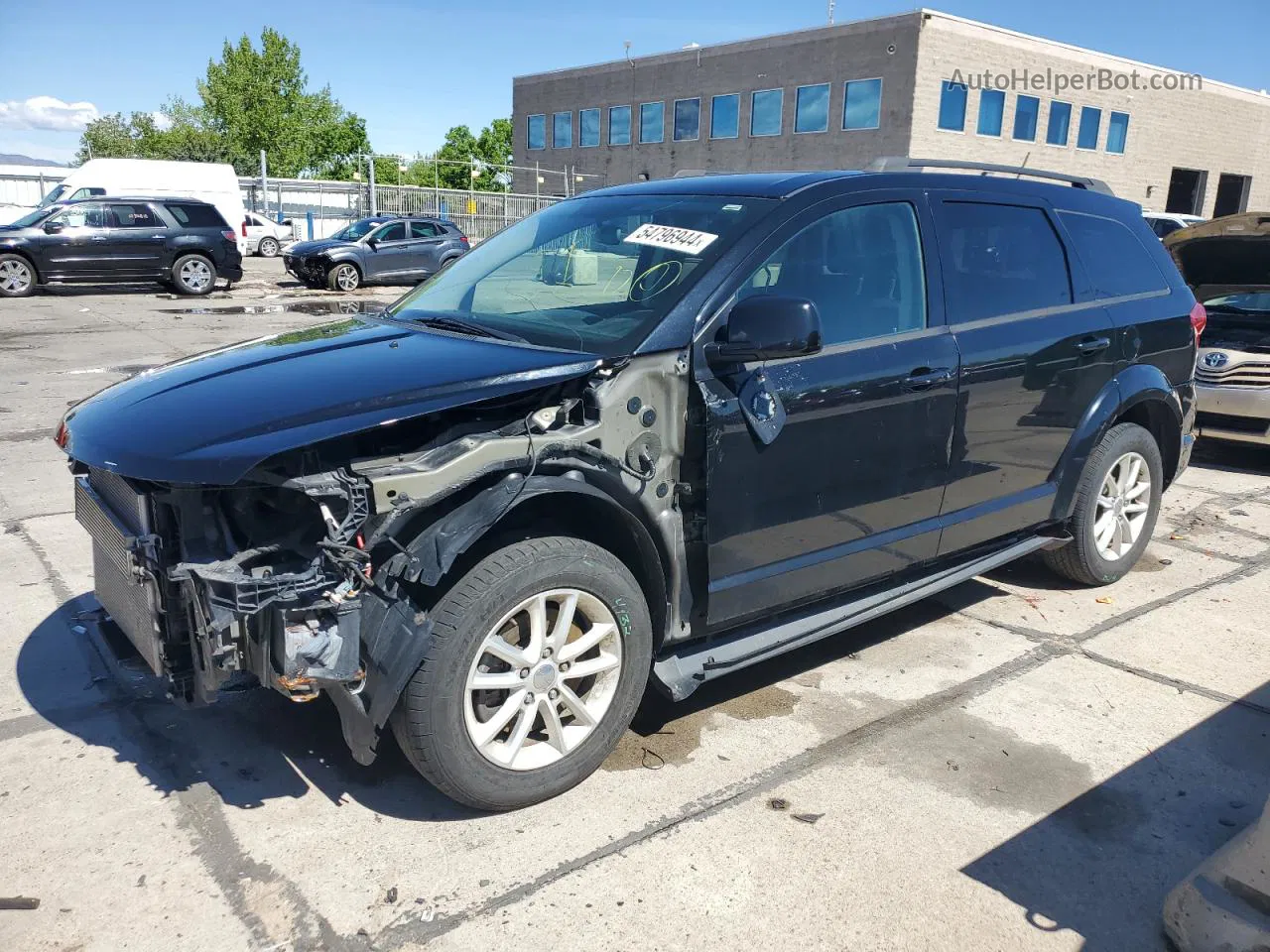 2016 Dodge Journey Sxt Black vin: 3C4PDCBG7GT147377