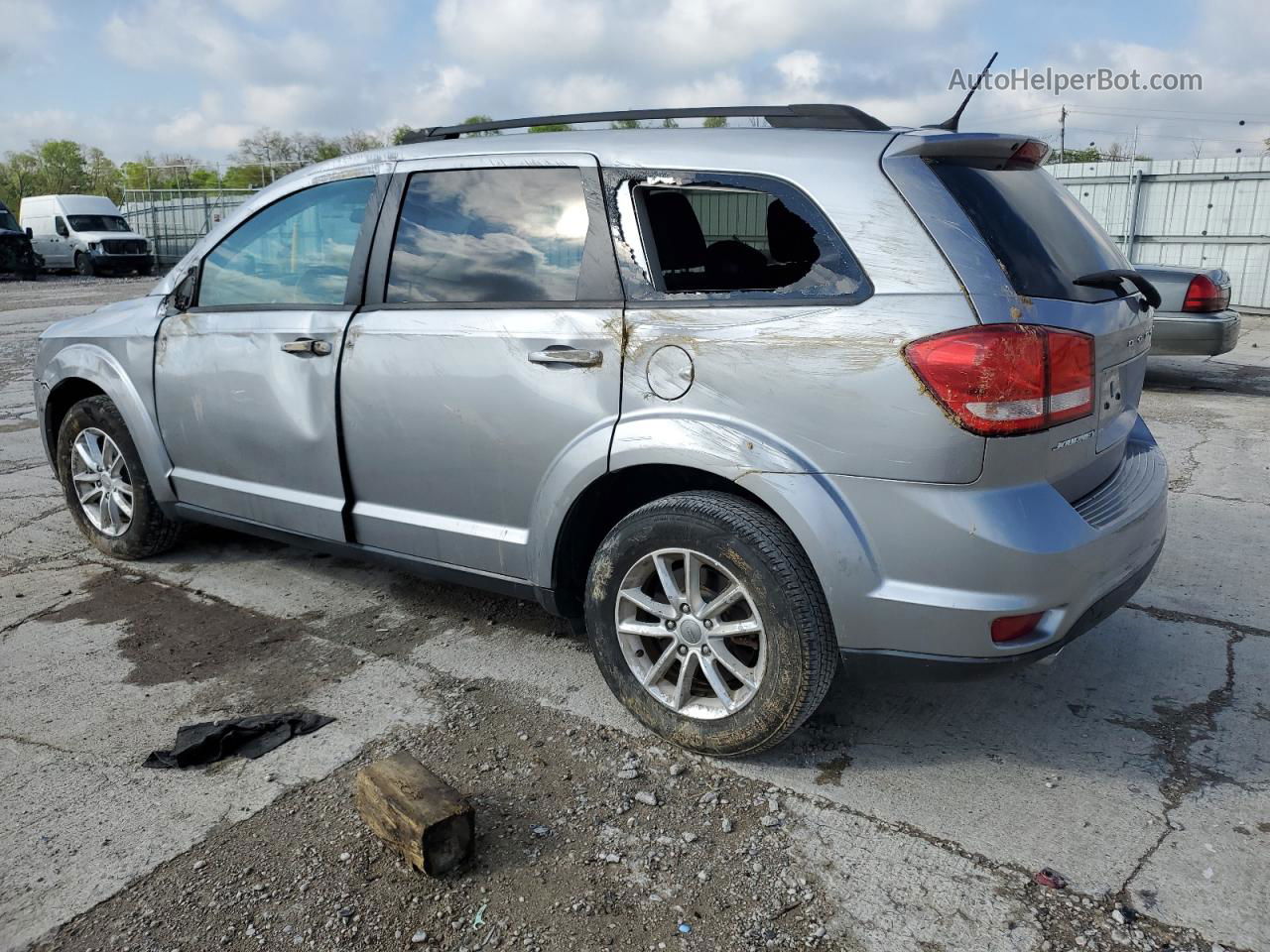 2017 Dodge Journey Sxt Silver vin: 3C4PDCBG7HT523366