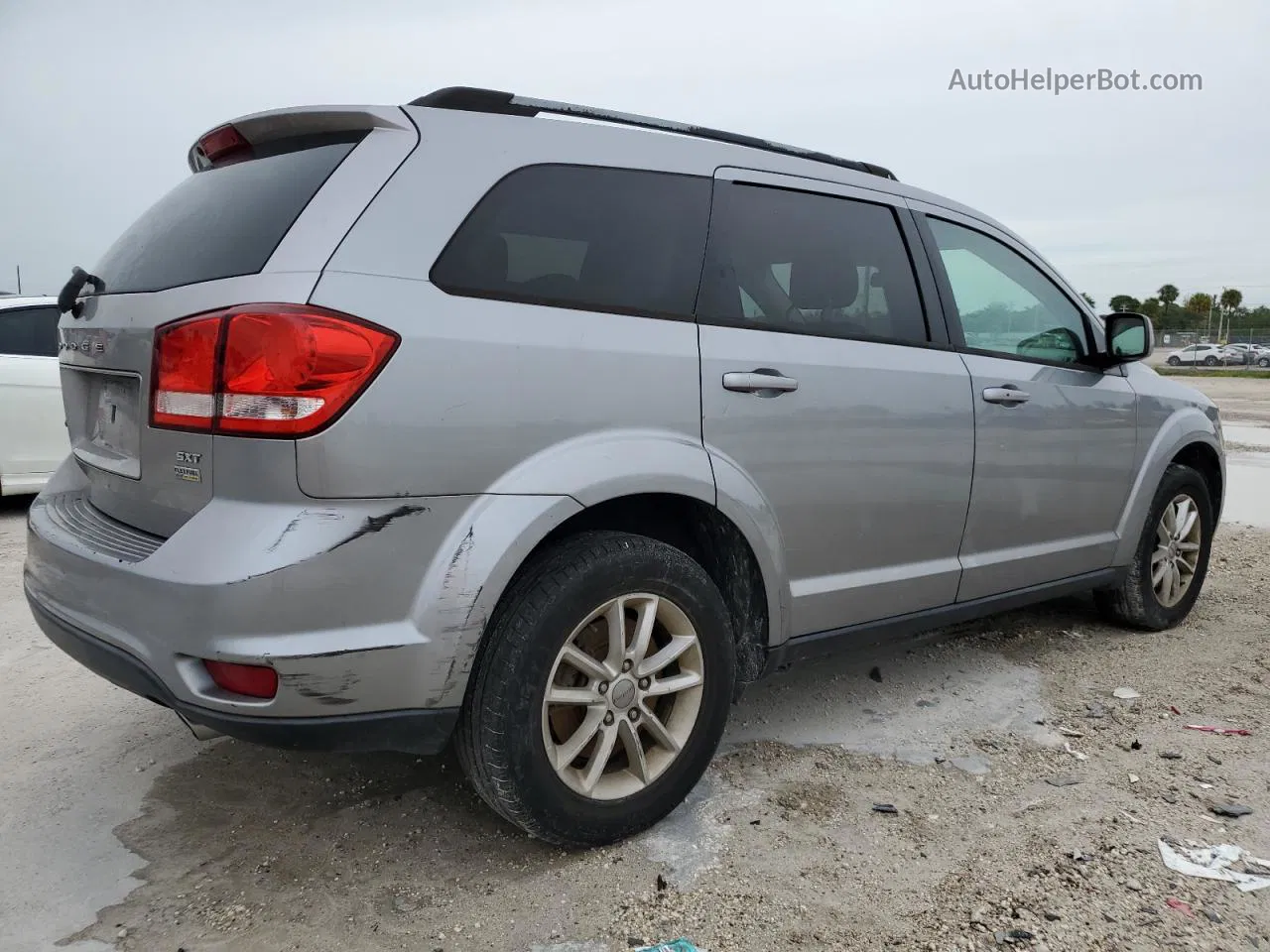 2017 Dodge Journey Sxt Серебряный vin: 3C4PDCBG7HT576097