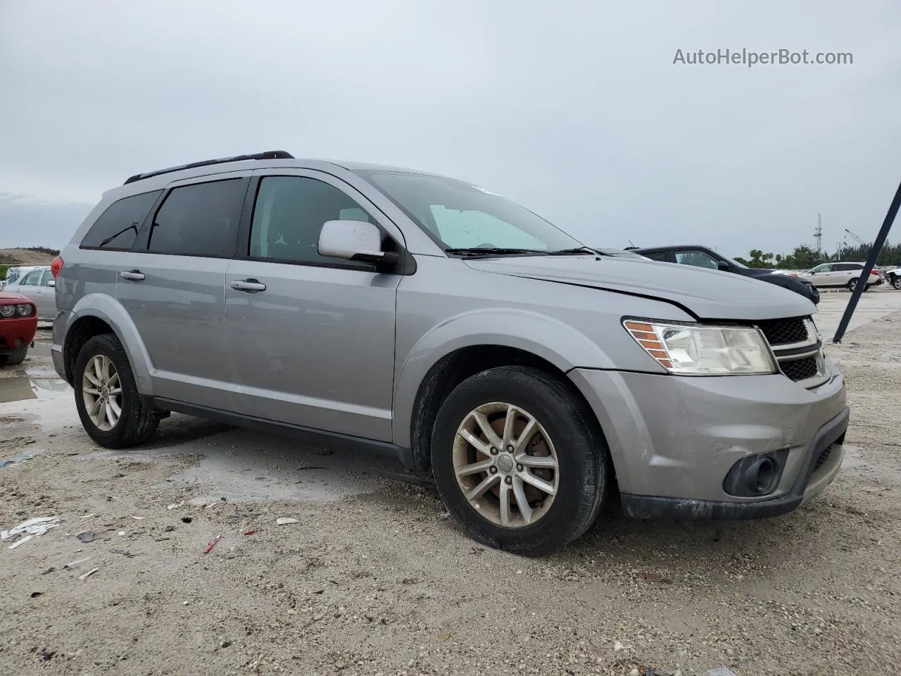 2017 Dodge Journey Sxt Silver vin: 3C4PDCBG7HT576097