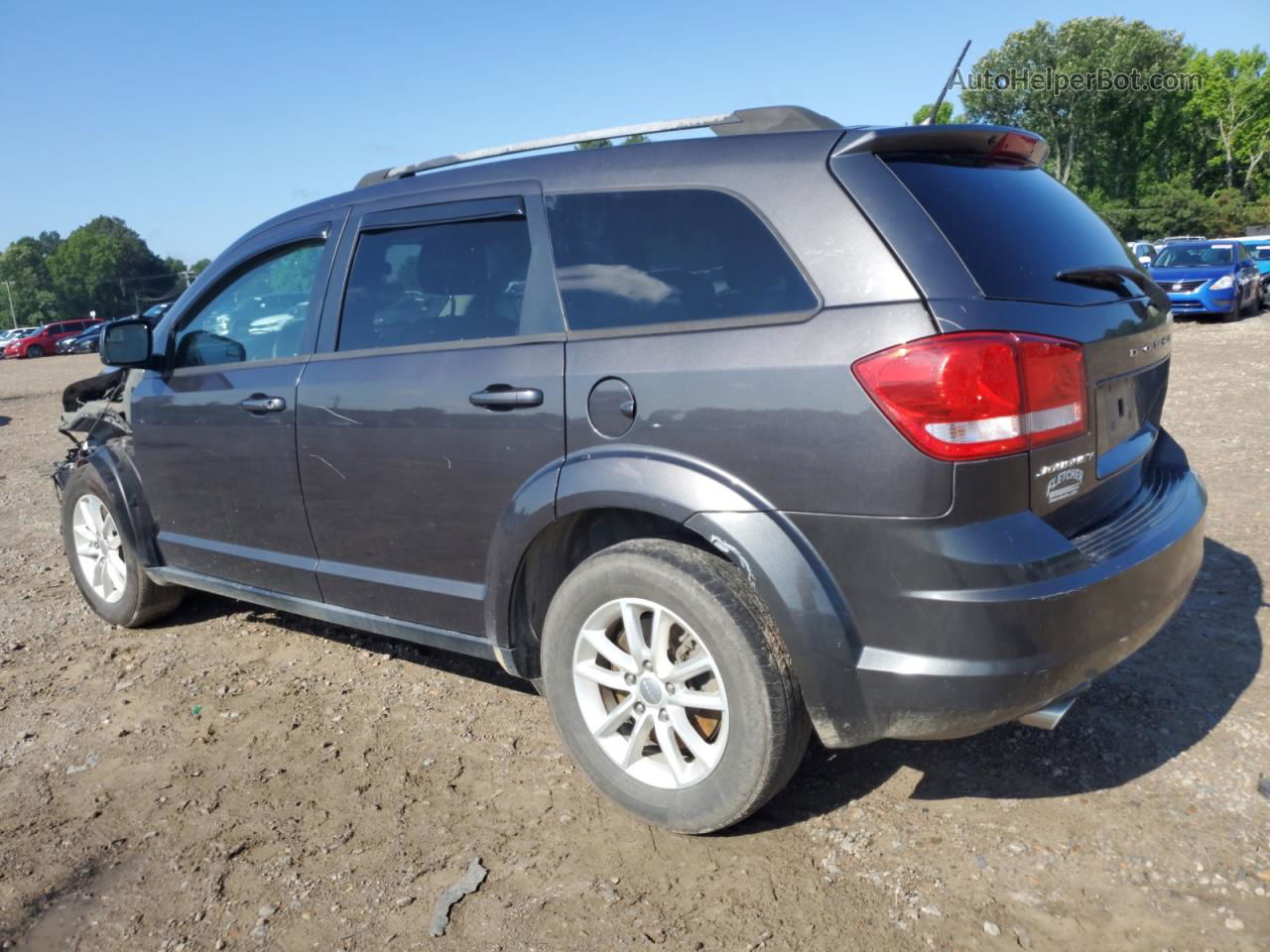 2017 Dodge Journey Sxt Gray vin: 3C4PDCBG7HT590971