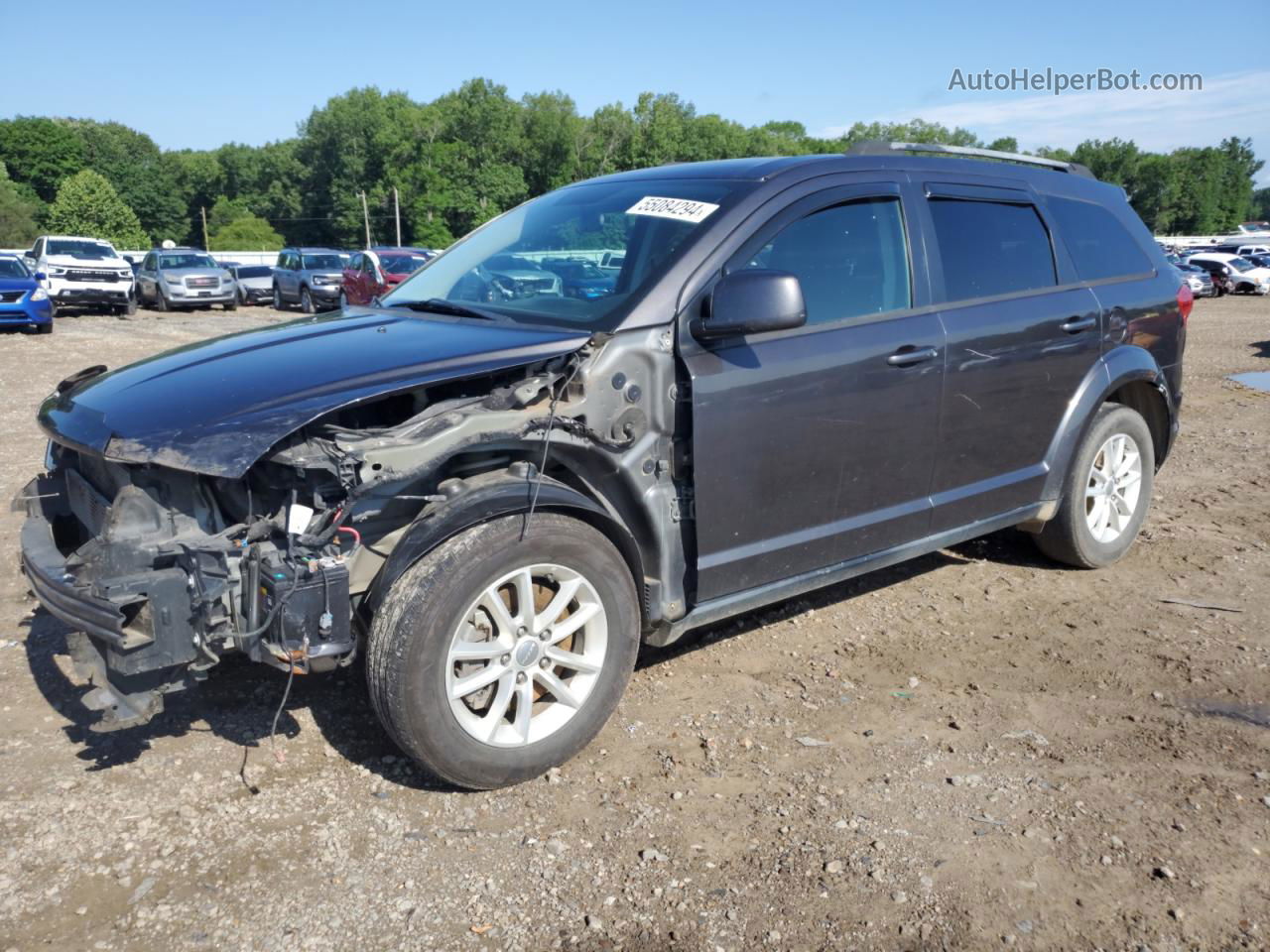 2017 Dodge Journey Sxt Gray vin: 3C4PDCBG7HT590971