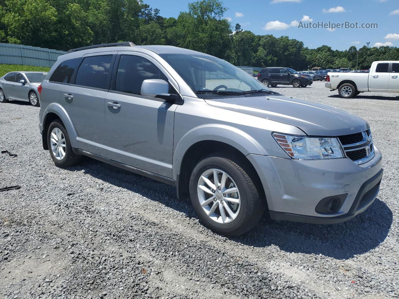 2017 Dodge Journey Sxt Silver vin: 3C4PDCBG7HT702331