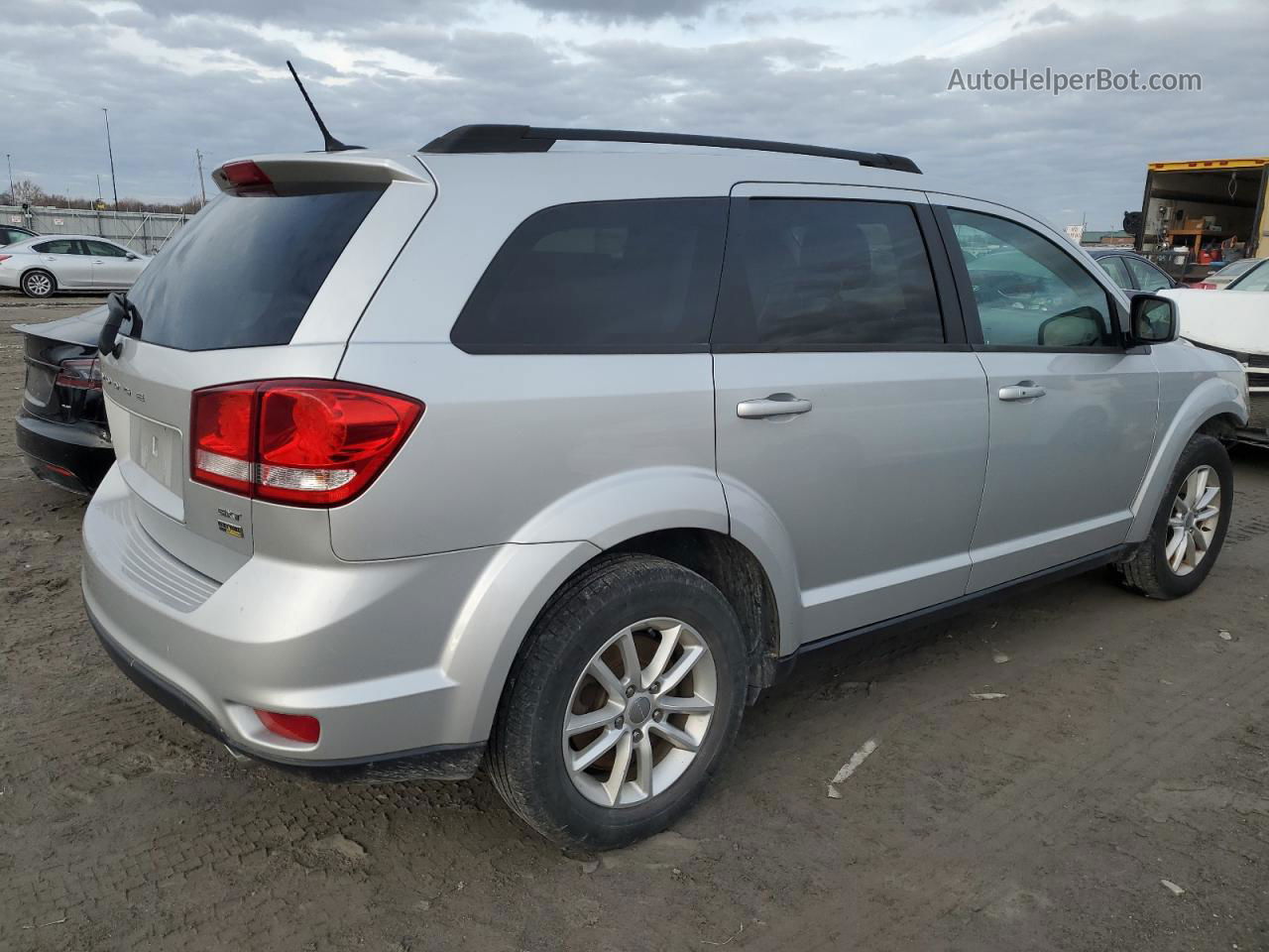 2014 Dodge Journey Sxt Серебряный vin: 3C4PDCBG8ET211469