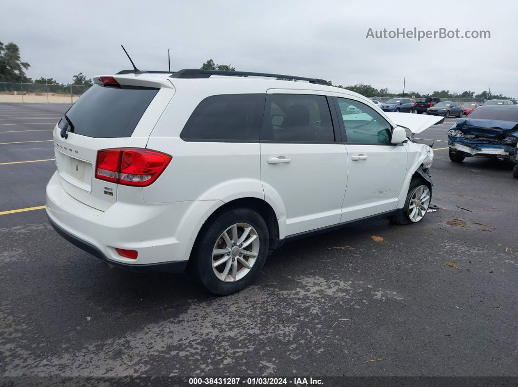 2015 Dodge Journey Sxt White vin: 3C4PDCBG8FT529058