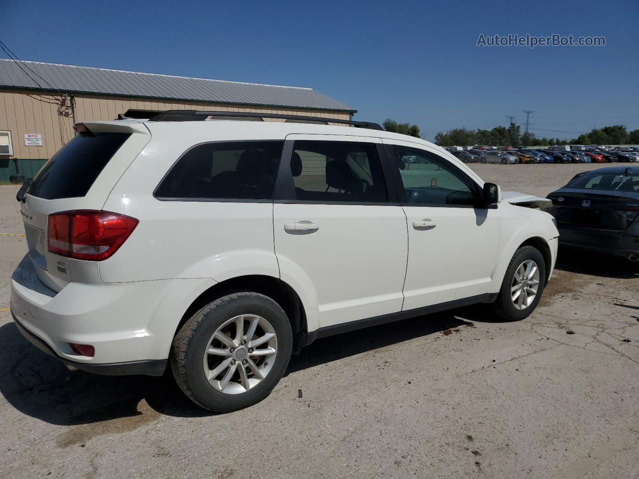 2015 Dodge Journey Sxt White vin: 3C4PDCBG8FT664363