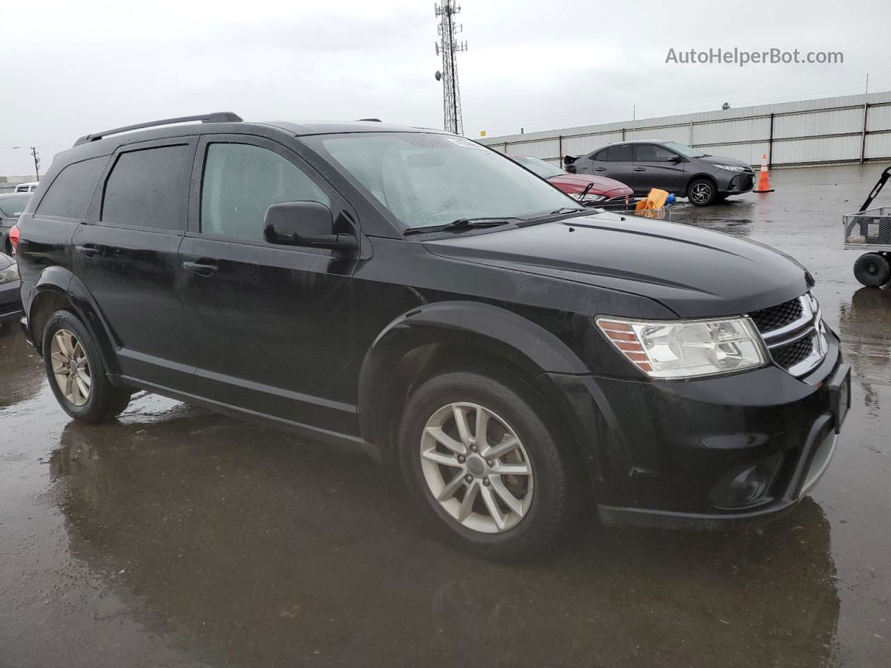 2015 Dodge Journey Sxt Black vin: 3C4PDCBG8FT673807