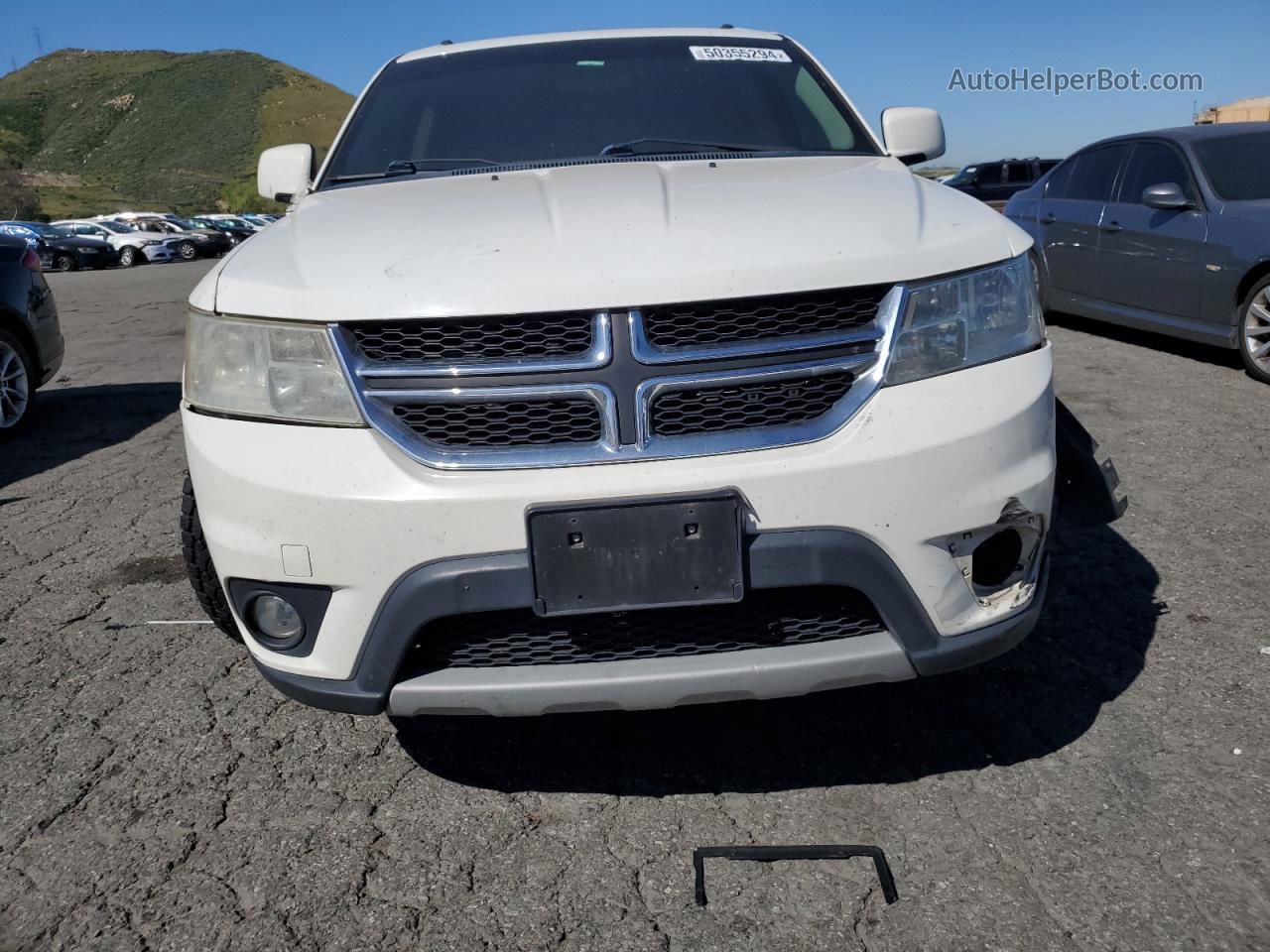 2015 Dodge Journey Sxt White vin: 3C4PDCBG8FT707602