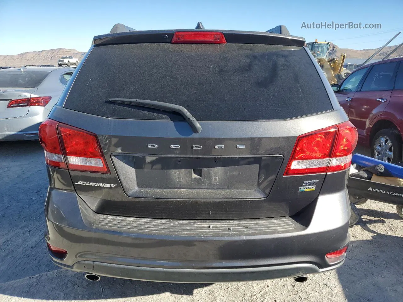 2015 Dodge Journey Sxt Gray vin: 3C4PDCBG8FT727395