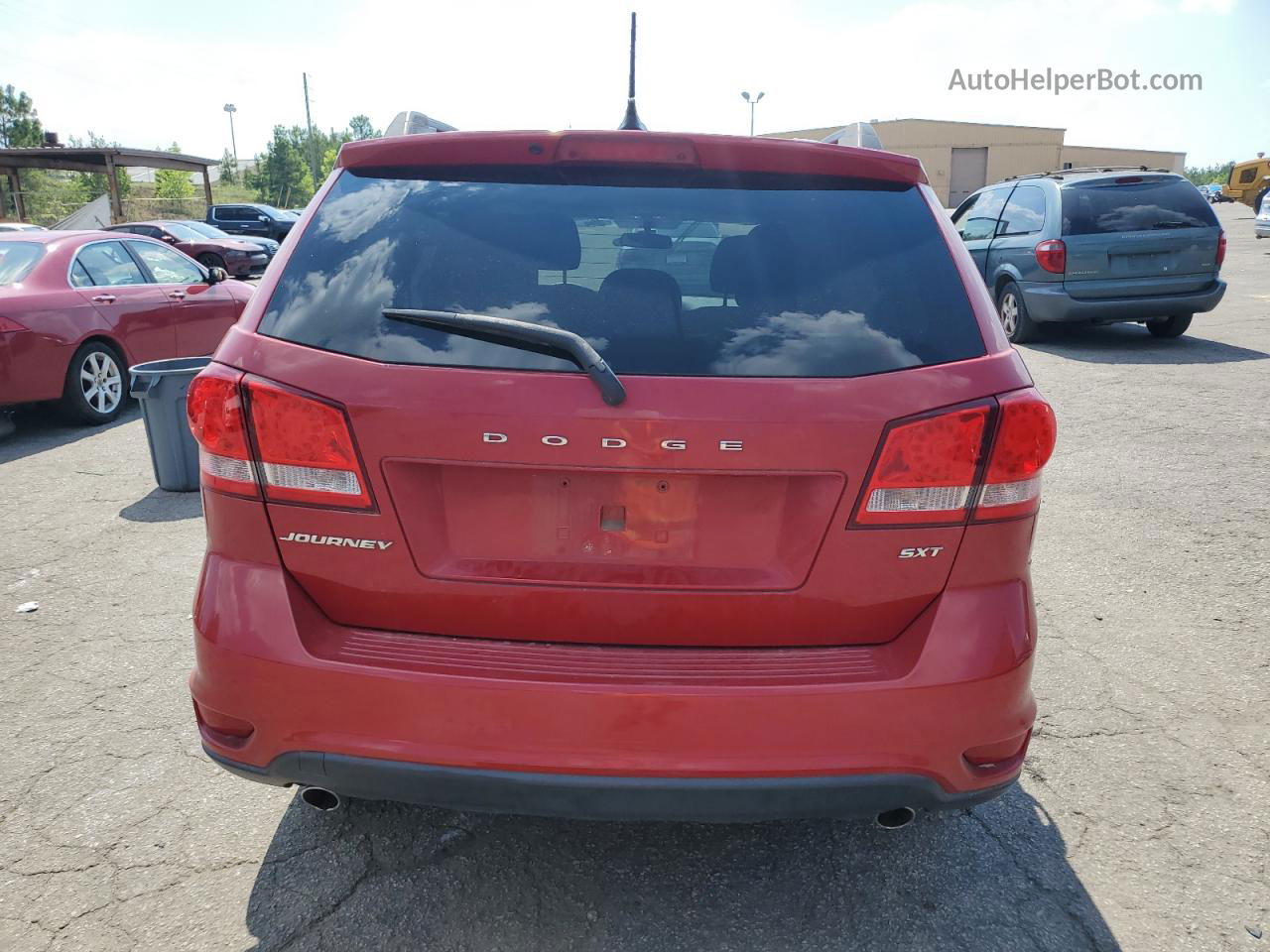 2016 Dodge Journey Sxt Red vin: 3C4PDCBG8GT122732