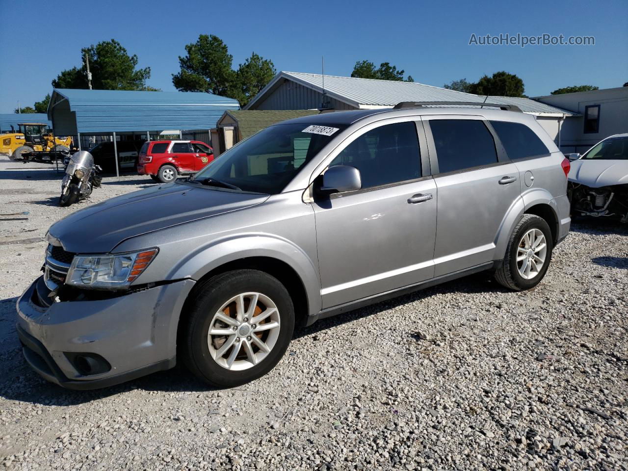 2016 Dodge Journey Sxt Серый vin: 3C4PDCBG8GT126408