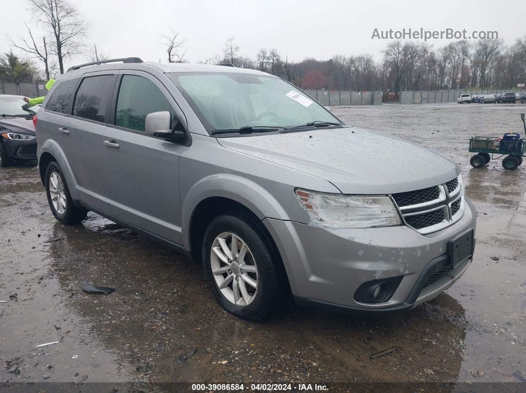 2016 Dodge Journey Sxt Silver vin: 3C4PDCBG8GT135156