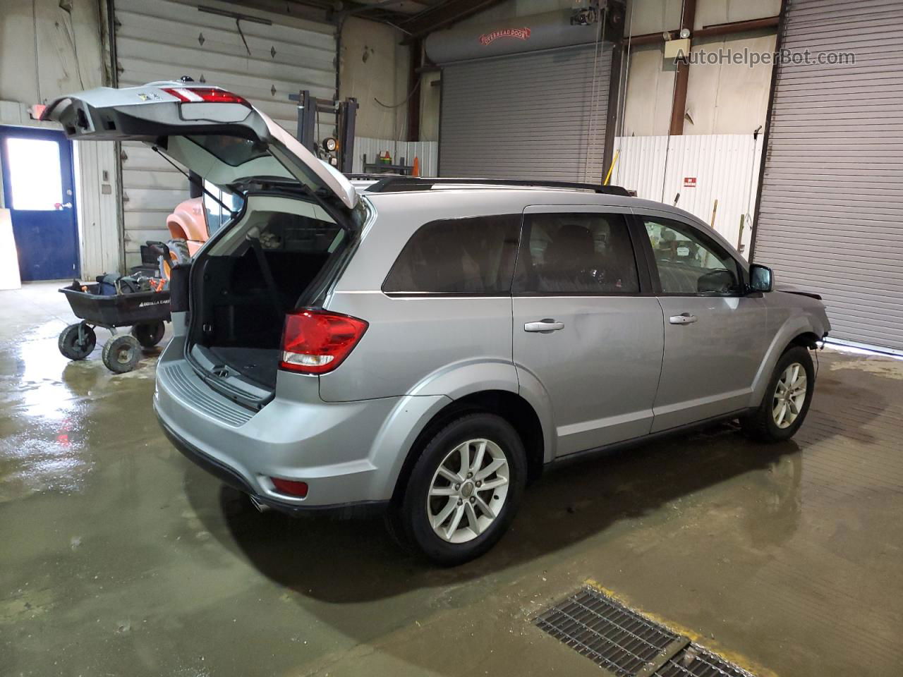 2016 Dodge Journey Sxt Gray vin: 3C4PDCBG8GT152958