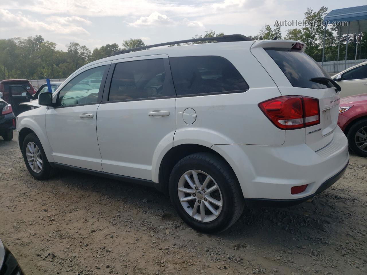 2016 Dodge Journey Sxt White vin: 3C4PDCBG8GT156332