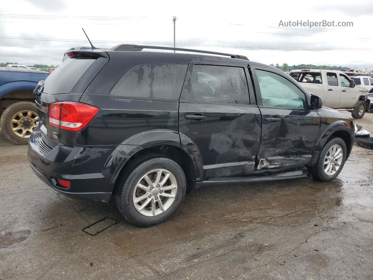 2016 Dodge Journey Sxt Black vin: 3C4PDCBG8GT157321