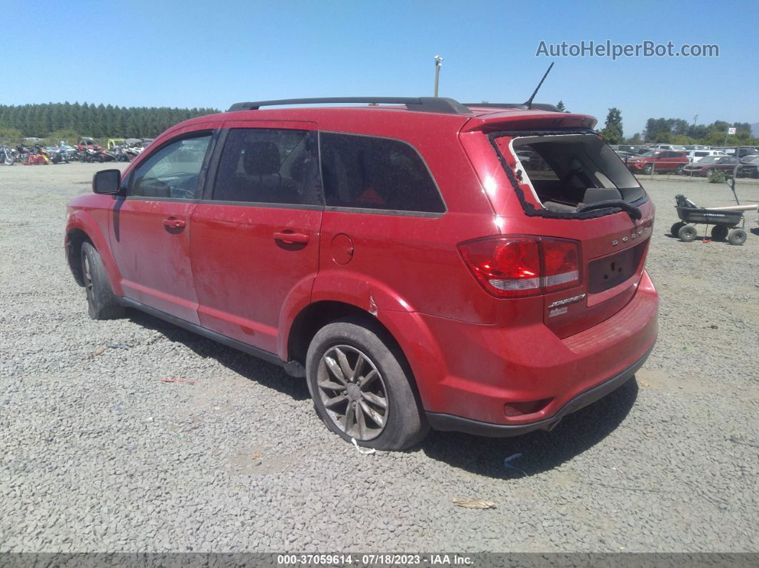 2016 Dodge Journey Sxt Red vin: 3C4PDCBG8GT206999